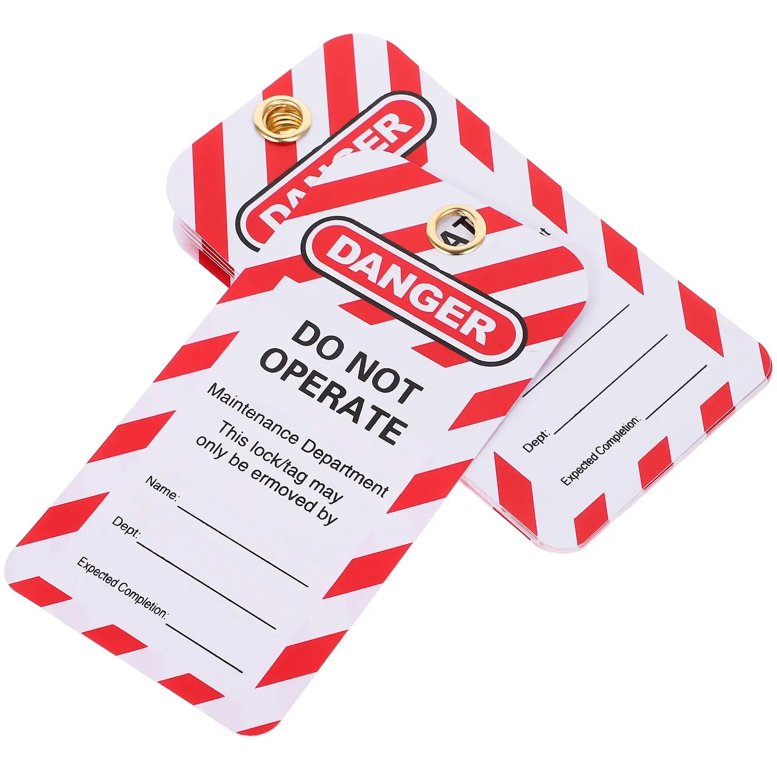 10 Pcs Safety Warning Tags Tagout Equipment Repair Do Not Operate Hanging Tags Traffic Signs Bright Colors Clear Text
10 Pcs Safety Warning Tags Tagout Equipment Repair Do Not Operate Hanging Tags Traffic Signs Bright Colors Clear Text