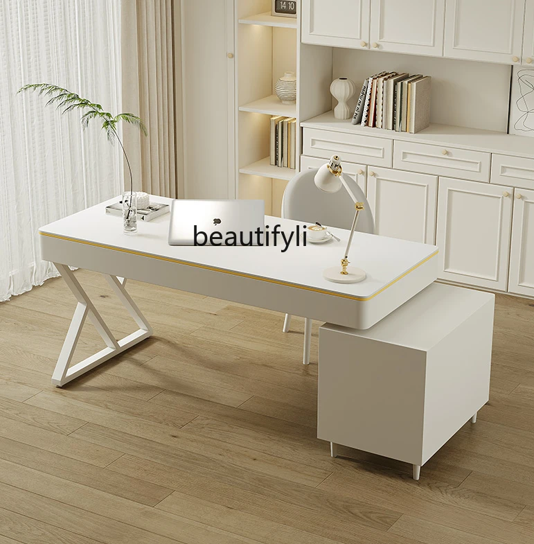 Cream Style Stone Plate Desk Study Desk Light Luxury Modern Small Apartment Home Multi-Functional Desktop Computer Desk
Cream Style Stone Plate Desk Study Desk Light Luxury Modern Small Apartment Home Multi-Functional Desktop Computer Desk