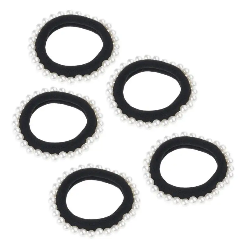 31BB Elegant Artificial Pearls Hairband For Women 5PCS Soft Elastic Scrunchies Ponytail Holder for Various Occasion and Outfit
31BB Elegant Artificial Pearls Hairband For Women 5PCS Soft Elastic Scrunchies Ponytail Holder for Various Occasion and Outfit