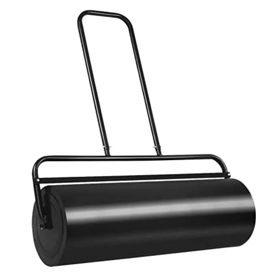 Lawn Roller, 17 Gallons/63 L Push/Pull Steel Sod Roller w/Ergonomic Handle, Lawn Rollers Tow Behind Water Filled for Park, Garden, Yard, Ball Field (36'' / 17 Gal), Black
Lawn Roller, 17 Gallons/63 L Push/Pull Steel Sod Roller w/Ergonomic Handle, Lawn Rollers Tow Behind Water Filled for Park, Garden, Yard, Ball Field (36'' / 17 Gal), Black