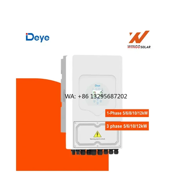 Deye Single /3-Phase 5/6/8/10/12kW 48V Hybrid Inverter Ukraine Solar Inverter With Wifi
Deye Single /3-Phase 5/6/8/10/12kW 48V Hybrid Inverter Ukraine Solar Inverter With Wifi