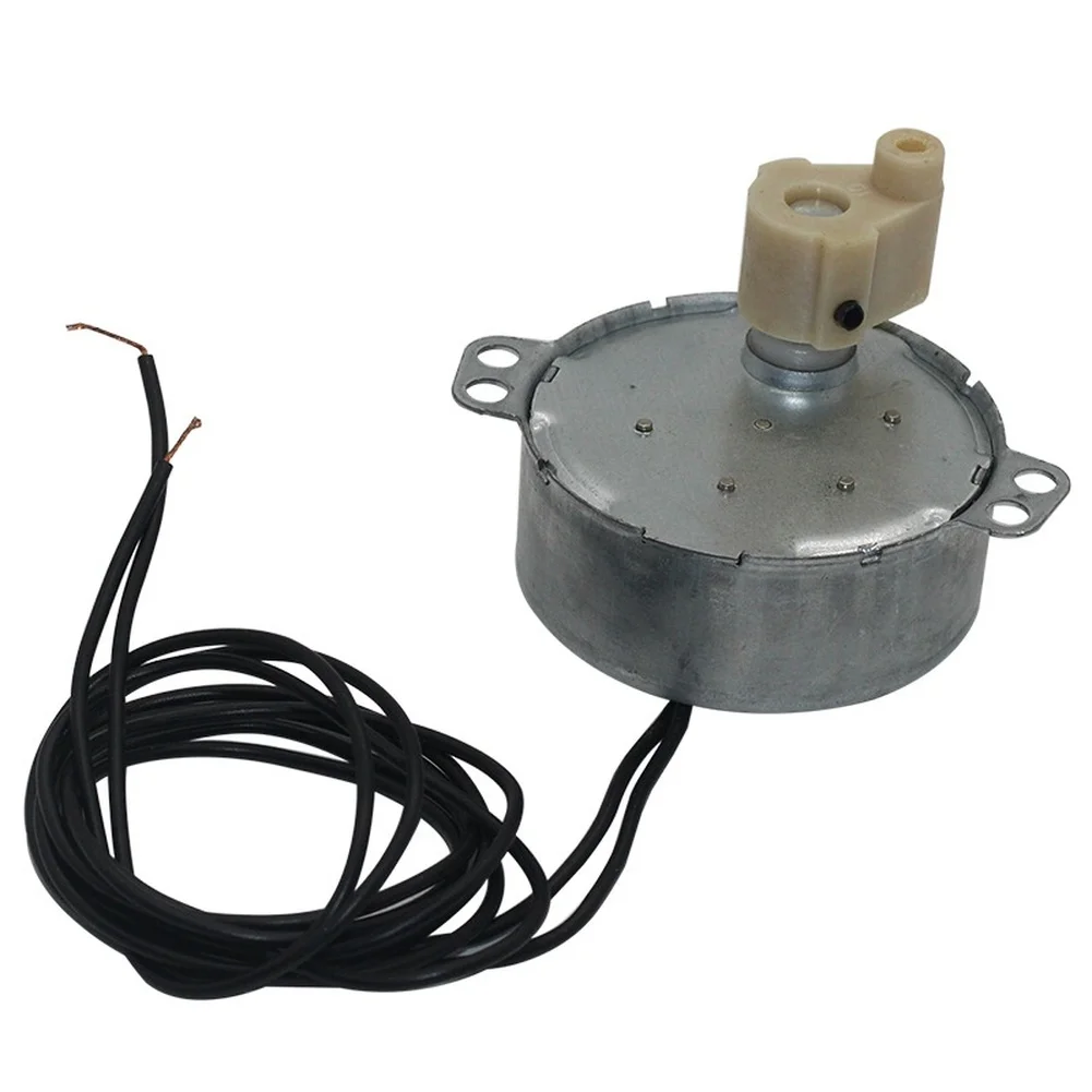 Copper Winding Shaking Head Motor for Remote Control Floor Fan Wall Fan Oscillating Rotation Synchronous 4W Beige