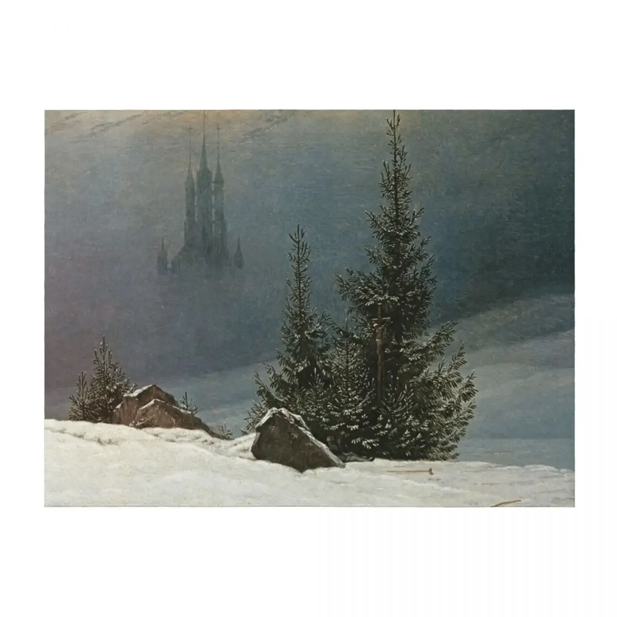 Winter landscape with church - Caspar David Friedrich Throw Blanket Flannel Fabric anime for winter Soft Blankets
Winter landscape with church - Caspar David Friedrich Throw Blanket Flannel Fabric anime for winter Soft Blankets