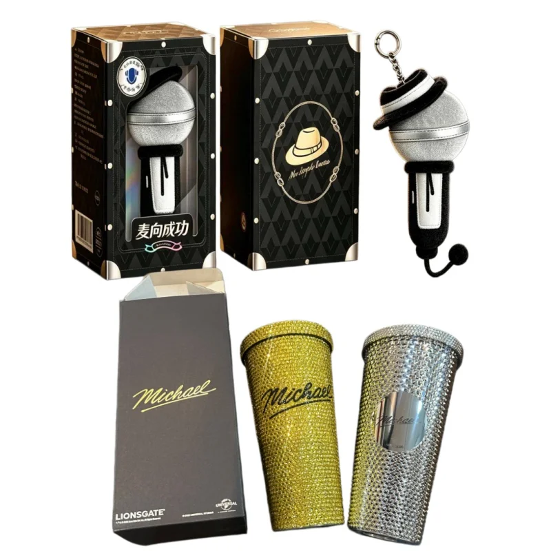 Documentary Michael-Jackson Recording Microphone Plush Doll Pendant Supports Recording, Water Cup Popcorn Bucket Movie
Documentary Michael-Jackson Recording Microphone Plush Doll Pendant Supports Recording, Water Cup Popcorn Bucket Movie