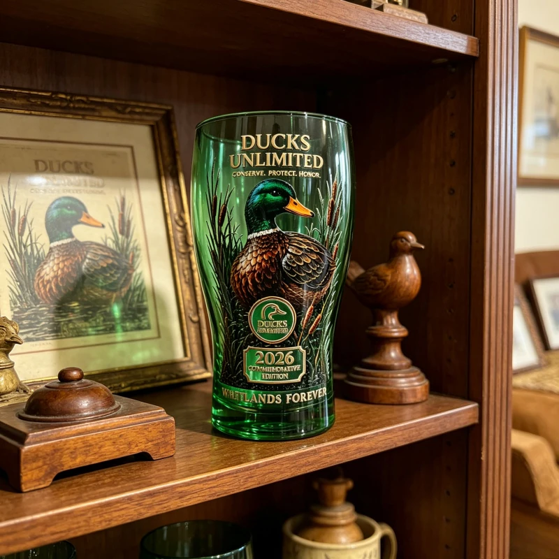 Ducks Unlimited 2026 Commemorative Edition Beer Glass, Mallard Duck Print Clear Pint Glass, Wildlife Hunting Themed Drinking
Ducks Unlimited 2026 Commemorative Edition Beer Glass, Mallard Duck Print Clear Pint Glass, Wildlife Hunting Themed Drinking