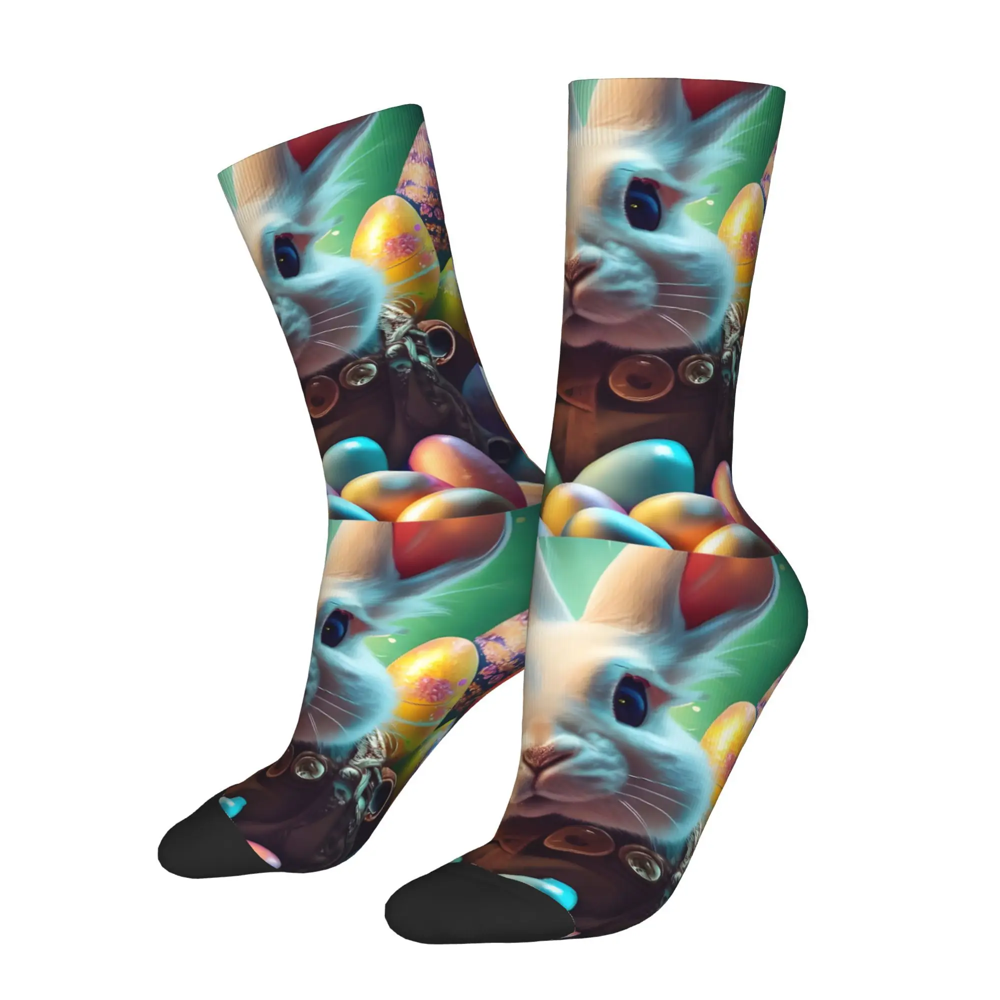 Easter Bunny With Colorful Easter Eggs Men Socks Cycling Novelty Spring Summer Autumn Winter Stockings
Easter Bunny With Colorful Easter Eggs Men Socks Cycling Novelty Spring Summer Autumn Winter Stockings