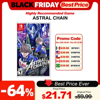 ASTRAL CHAIN Nintendo Switch Game Deals 100% Official Original Physical Game Card Action Genre 1 Player for Switch OLED Lite