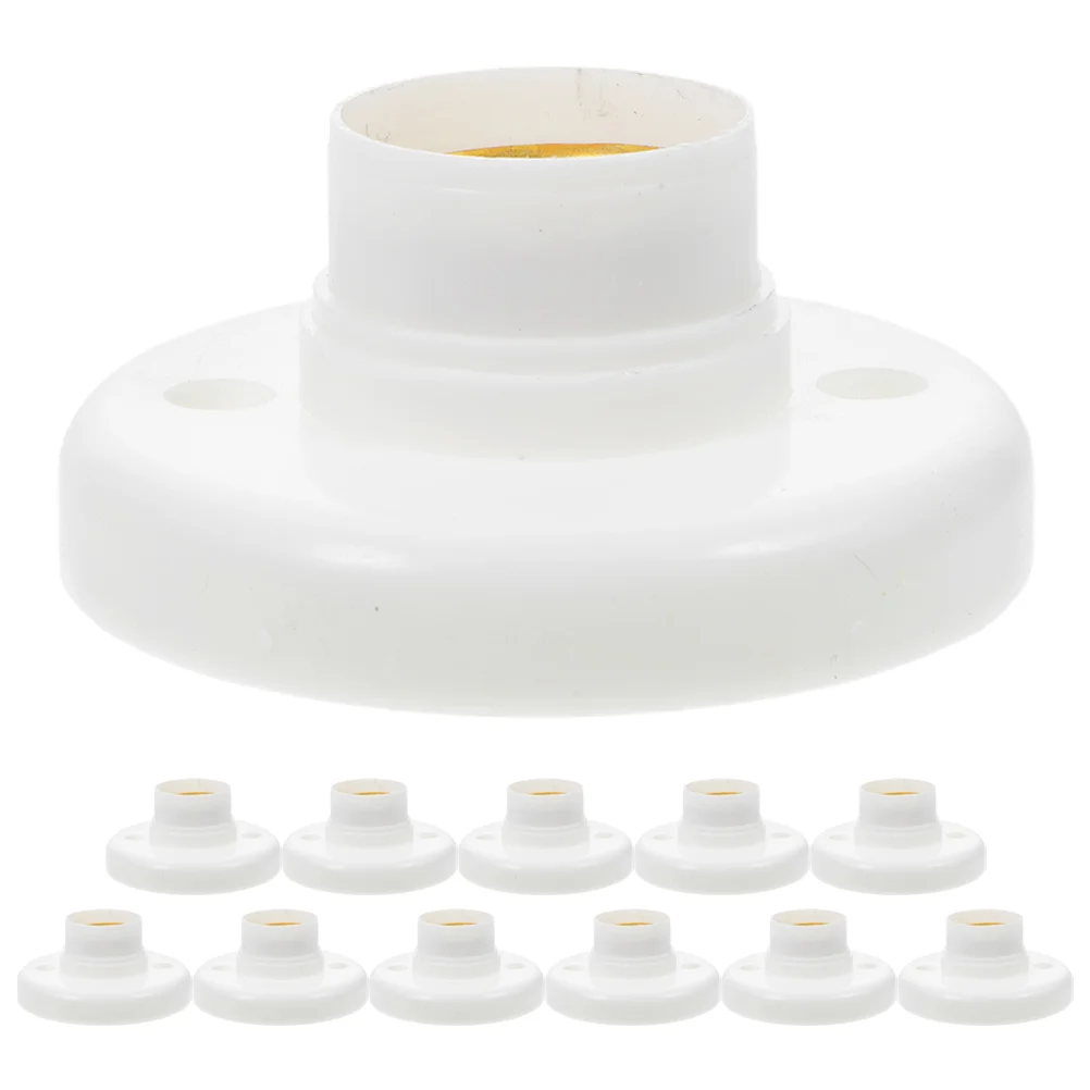 12 PCS Screw Lamp Holder Base Light Socket Bulb Ceiling E27 Flat Holders Replacement
12 PCS Screw Lamp Holder Base Light Socket Bulb Ceiling E27 Flat Holders Replacement