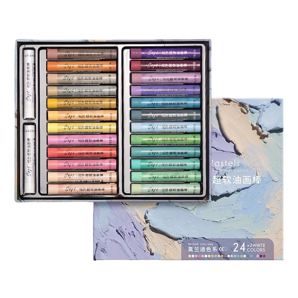 Gifts 24/36/48 Colors Artist Soft Oil Pastel Set Professional Safety Unisex Painting Stick Painting Crayons Art Supply
Gifts 24/36/48 Colors Artist Soft Oil Pastel Set Professional Safety Unisex Painting Stick Painting Crayons Art Supply