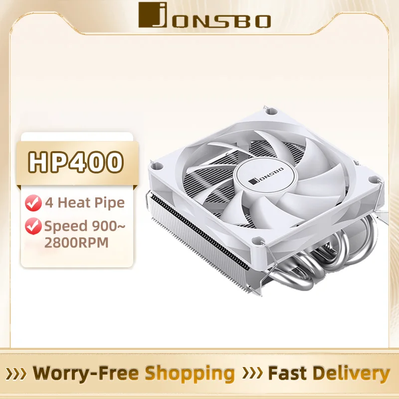 Jonsbo HP400S Pressure Profile CPU Cooler 4 Heat Pipes Down Pressure Radiator Quiet 90mm 4Pin PWM Fan ITX Small Case Itx Cooler
Jonsbo HP400S Pressure Profile CPU Cooler 4 Heat Pipes Down Pressure Radiator Quiet 90mm 4Pin PWM Fan ITX Small Case Itx Cooler