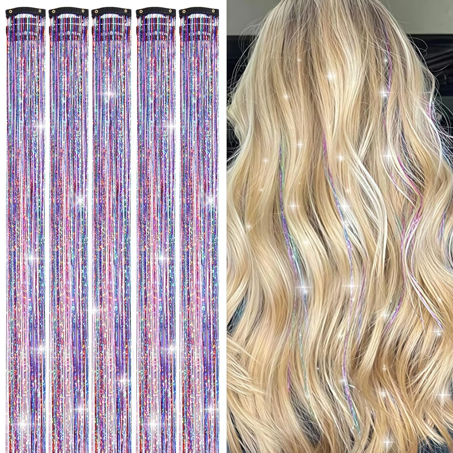 Заколка для мишуры для волос с блестящей мишурой Hai Extensions 24-дюймовая заколка для волос, комплект мишуры, термостойкая, блестящая, блестящая, синтетическая
Заколка для мишуры для волос с блестящей мишурой Hai Extensions 24-дюймовая заколка для волос, комплект мишуры, термостойкая, блестящая, блестящая, синтетическая