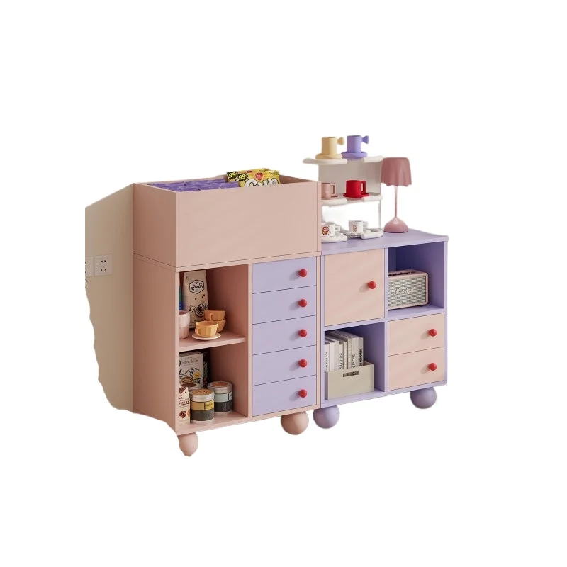 French cream wind cabinet combination dopamine chest contrasting color living room home
French cream wind cabinet combination dopamine chest contrasting color living room home