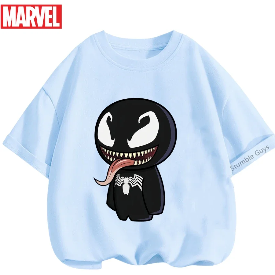 Футболка Marvel Venom Super Hero с короткими рукавами, летняя мягкая одежда для мальчиков и девочек, футболка Avengers
Футболка Marvel Venom Super Hero с короткими рукавами, летняя мягкая одежда для мальчиков и девочек, футболка Avengers