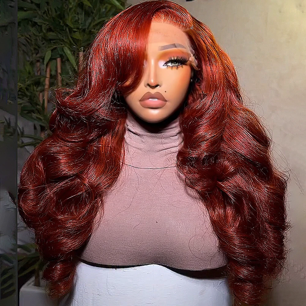400 Density Reddish Brown HD Lace Front Human Hair Wig PrePlucked 360 HD Transparent Lace Frontal Wig Bouncy Curly Wig For Women
400 Density Reddish Brown HD Lace Front Human Hair Wig PrePlucked 360 HD Transparent Lace Frontal Wig Bouncy Curly Wig For Women