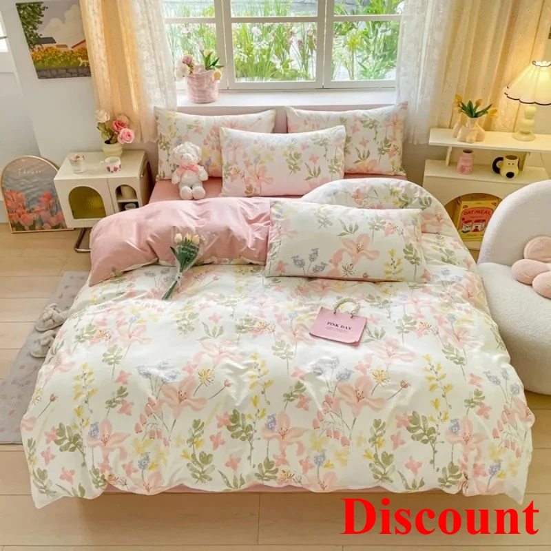 2025 new Cotton Duvet Cover Set with 2 Pillowcases 1 bed sheet - Elegant & Breathable Bedding Set,Fade-Resistant, Multiple Sizes
2025 new Cotton Duvet Cover Set with 2 Pillowcases 1 bed sheet - Elegant & Breathable Bedding Set,Fade-Resistant, Multiple Sizes