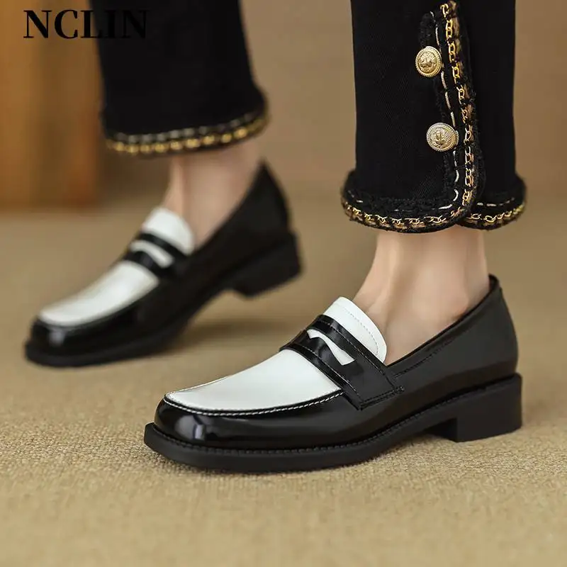 New Spring Genuine Leather Women Shoes Square Toe Women Pumps Shoes for Women High Heel Chunky Heel Shoes Zapatos Mujer Loafers
New Spring Genuine Leather Women Shoes Square Toe Women Pumps Shoes for Women High Heel Chunky Heel Shoes Zapatos Mujer Loafers