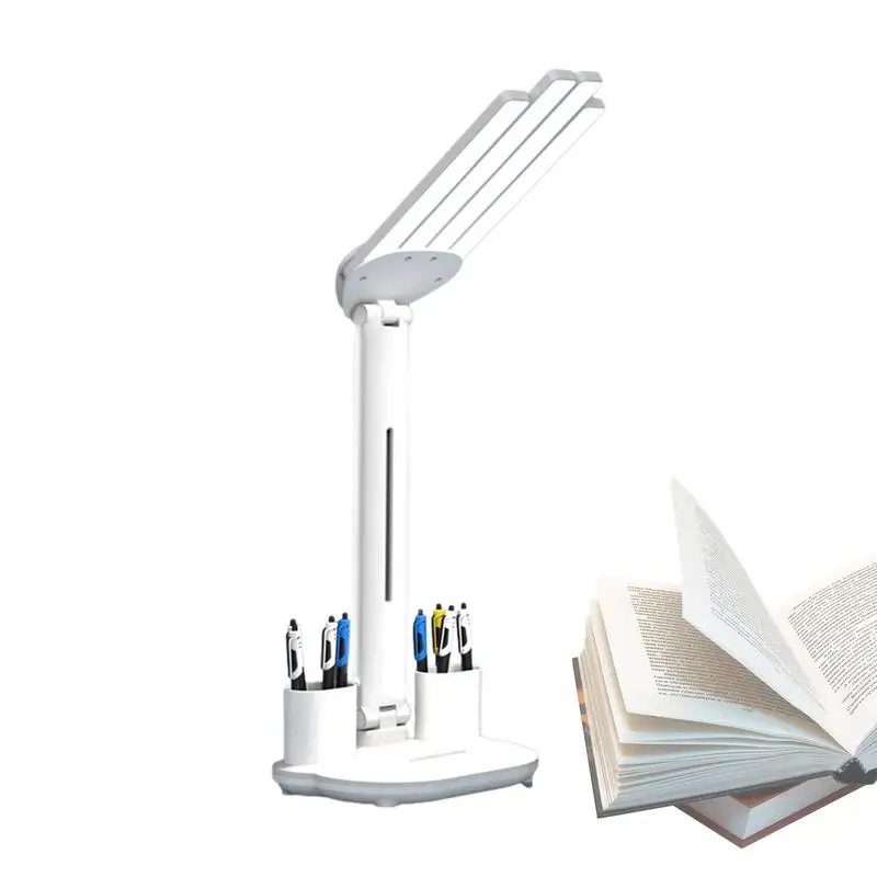LED Desk Light USB Charging Reading Table Lamp Reading Light Desktop Lamp Folding Dimmable Adjustable With 2 Pen Holders
LED Desk Light USB Charging Reading Table Lamp Reading Light Desktop Lamp Folding Dimmable Adjustable With 2 Pen Holders
