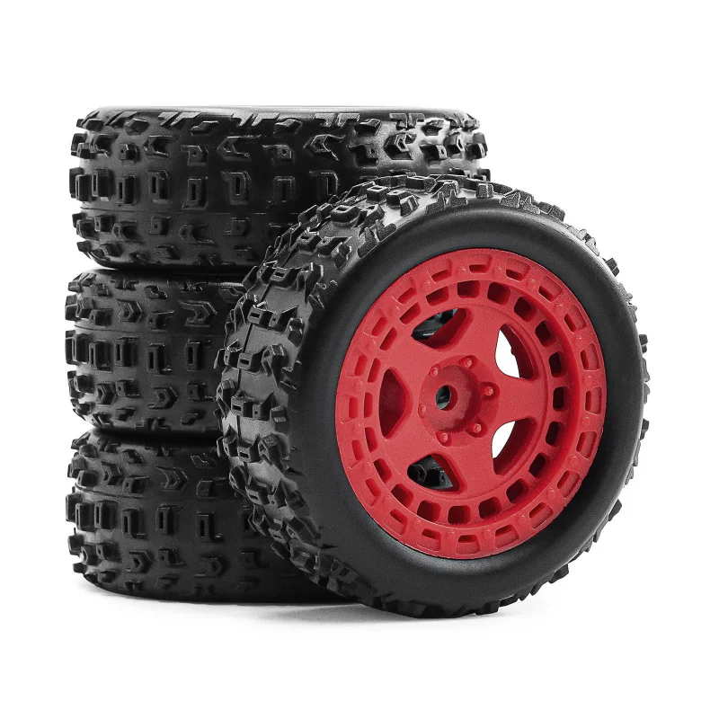 Daitoku 4PCS RC Wheels and Tires, 12mm Hex Pre-Mounted Rubber Tires Compatible with ARRMA 1/14 2S Typhon Grom Buggy Upgrade
Daitoku 4PCS RC Wheels and Tires, 12mm Hex Pre-Mounted Rubber Tires Compatible with ARRMA 1/14 2S Typhon Grom Buggy Upgrade