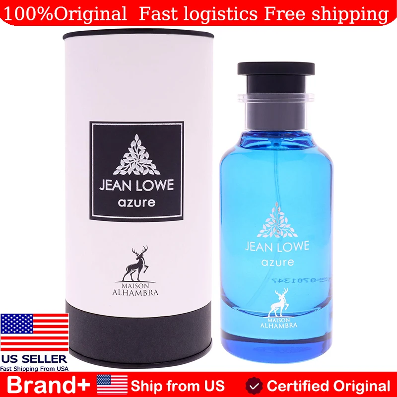 Maison Alhambra Jean Lowe Azure Unisex 3.4 Oz EDP Spray Arabian Women Perfume Long Lasting Fragrance Cologne Pheromone Portable
Maison Alhambra Jean Lowe Azure Unisex 3.4 Oz EDP Spray Arabian Women Perfume Long Lasting Fragrance Cologne Pheromone Portable