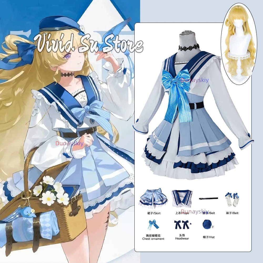 Phoebe Game Wuthering Waves Cosplay косплей Japanese Kawaii Lolita Style Op Dress Phoebe Role-playing Halloween Women Suit
Phoebe Game Wuthering Waves Cosplay косплей Japanese Kawaii Lolita Style Op Dress Phoebe Role-playing Halloween Women Suit