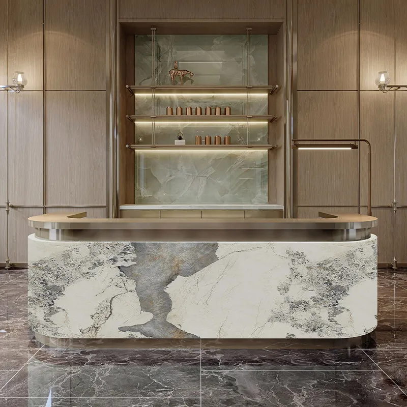 Modern Counter Reception Desks Checkout Elegant Service Industrial Reception Desks Welcome Commericial Bureau Office Furniture
Modern Counter Reception Desks Checkout Elegant Service Industrial Reception Desks Welcome Commericial Bureau Office Furniture