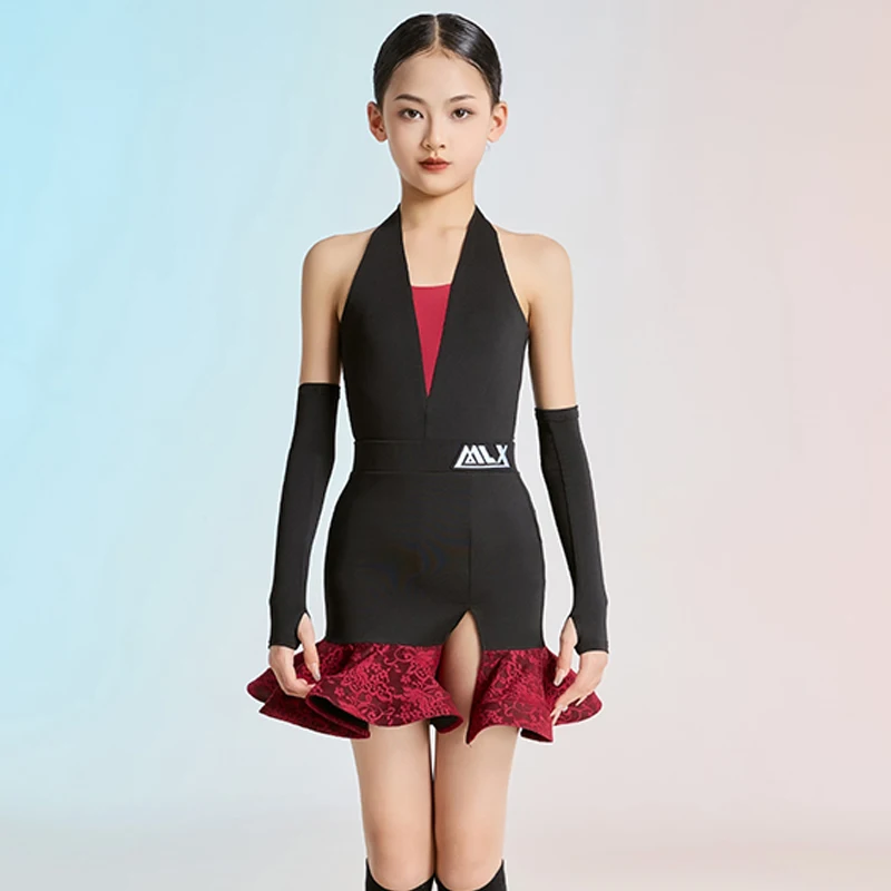 New Professional Latin Dance Costumes For Girls Sleeveless Split Skirts Suit Cha cha Rumba Tango Latin Performance Dress VBH1435
New Professional Latin Dance Costumes For Girls Sleeveless Split Skirts Suit Cha cha Rumba Tango Latin Performance Dress VBH1435
