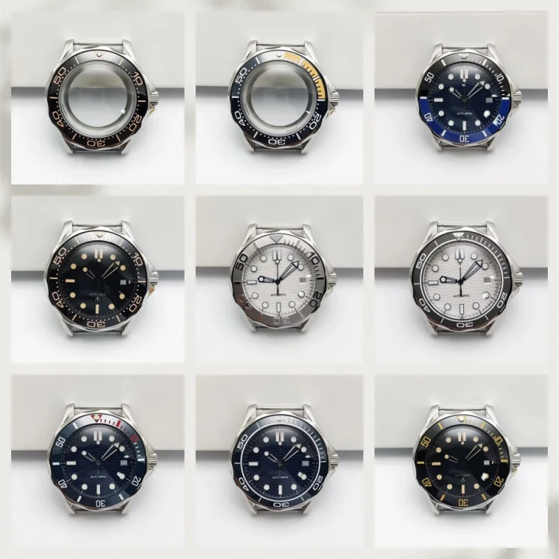 42mm Diving Case Stainless Steel Sapphire Crystal Fit NH35/8215 Movement Waterproof Diver Watch Case
42mm Diving Case Stainless Steel Sapphire Crystal Fit NH35/8215 Movement Waterproof Diver Watch Case