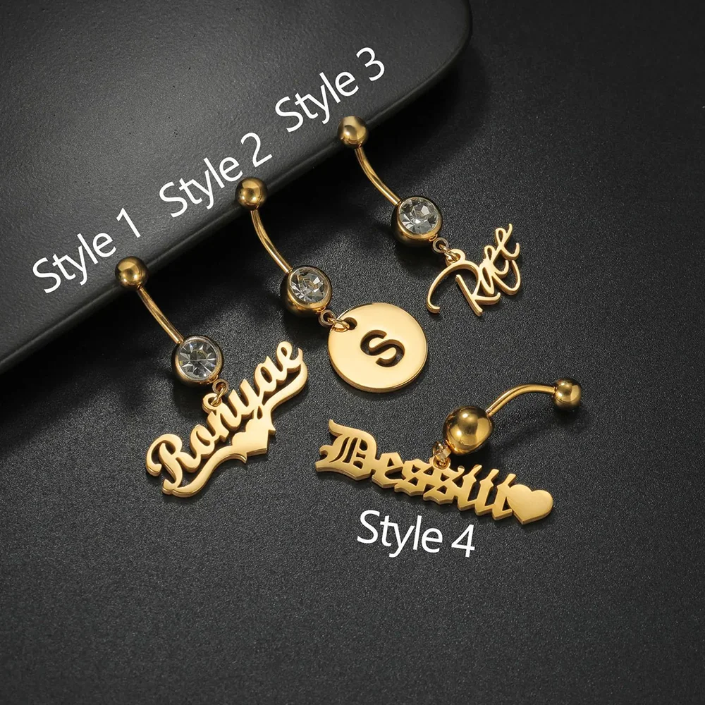 Non Allergic Custom Name Shiny Belly Button Ring For Women Stainless Steel Personalized Body Rings Jewelry Sexy Summer Her Gift
Non Allergic Custom Name Shiny Belly Button Ring For Women Stainless Steel Personalized Body Rings Jewelry Sexy Summer Her Gift