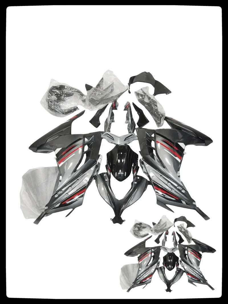 Motorcycle Fairing Kit Suitable for Kawasaki Ninja 250 Ninja 300 13-17 Years EX250 EX300 2013 2014-2017 Fairing silvery Black
Motorcycle Fairing Kit Suitable for Kawasaki Ninja 250 Ninja 300 13-17 Years EX250 EX300 2013 2014-2017 Fairing silvery Black