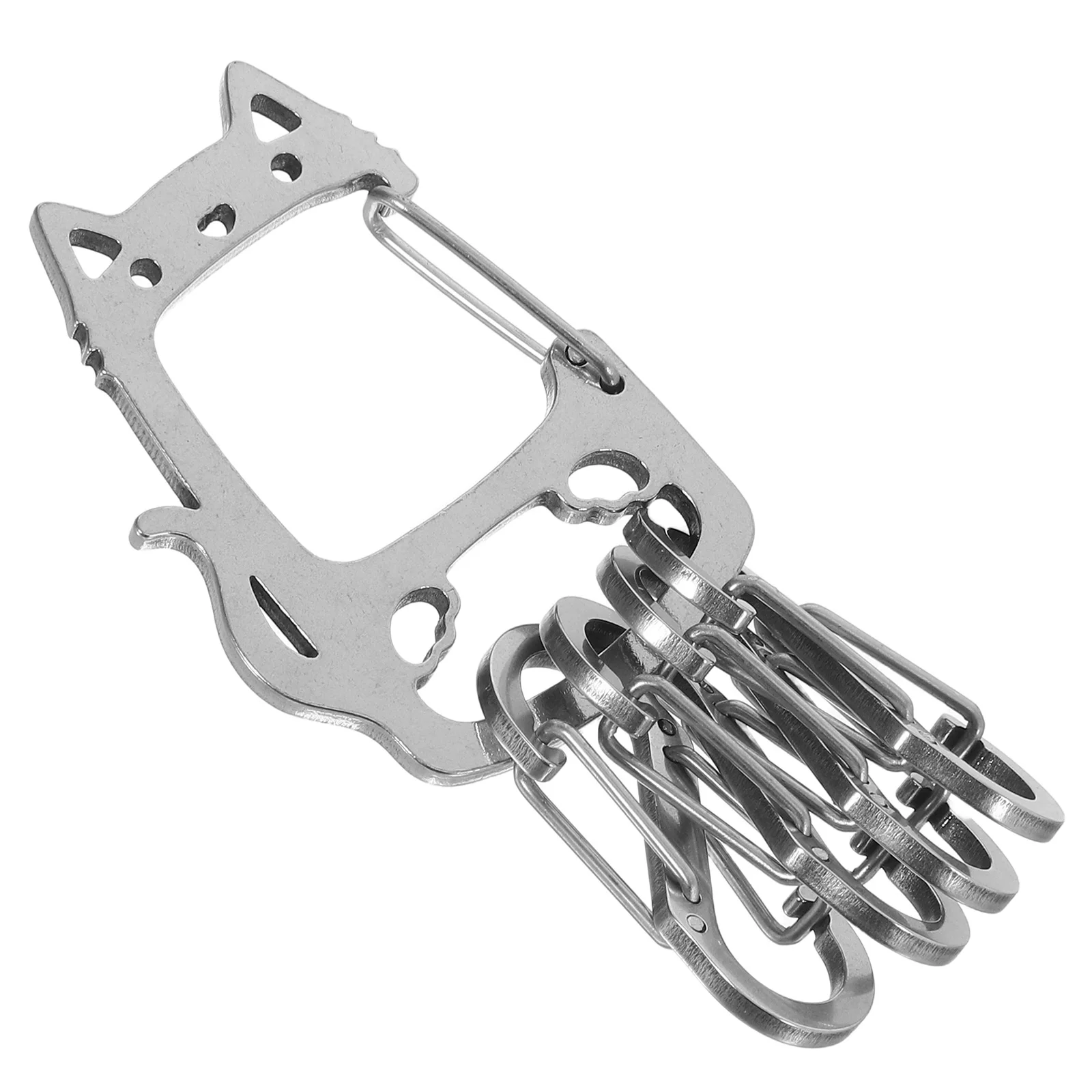 1pc Outdoor Creative Keychain Cute Cat Stainless Steel Portable Hooks Bag Charm Metal Hook Camping Travel Accessories
1pc Outdoor Creative Keychain Cute Cat Stainless Steel Portable Hooks Bag Charm Metal Hook Camping Travel Accessories