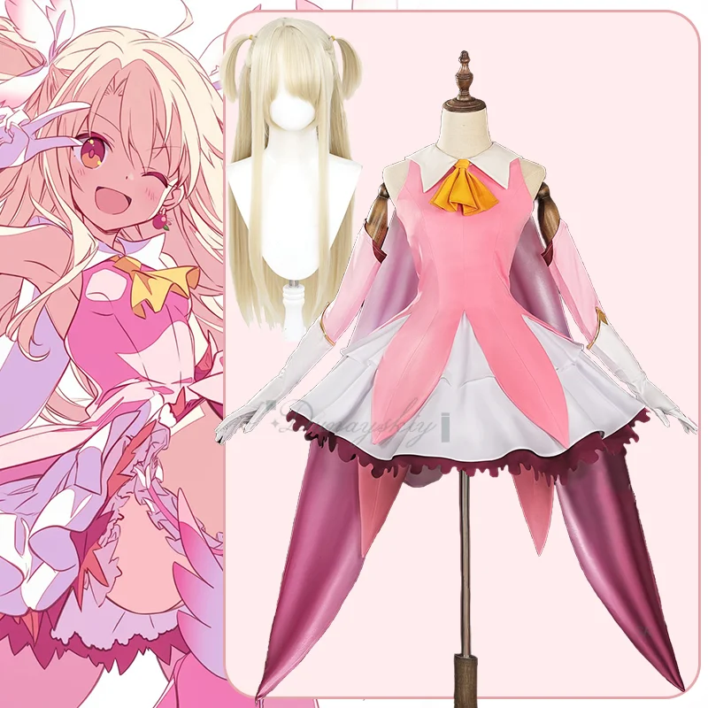 Fate/Kaleid Liner Illyasviel Von Einzbern Косплей Парик Платье Женщины Девушки Хэллоуин Карнавальный Костюм
Fate/Kaleid Liner Illyasviel Von Einzbern Косплей Парик Платье Женщины Девушки Хэллоуин Карнавальный Костюм