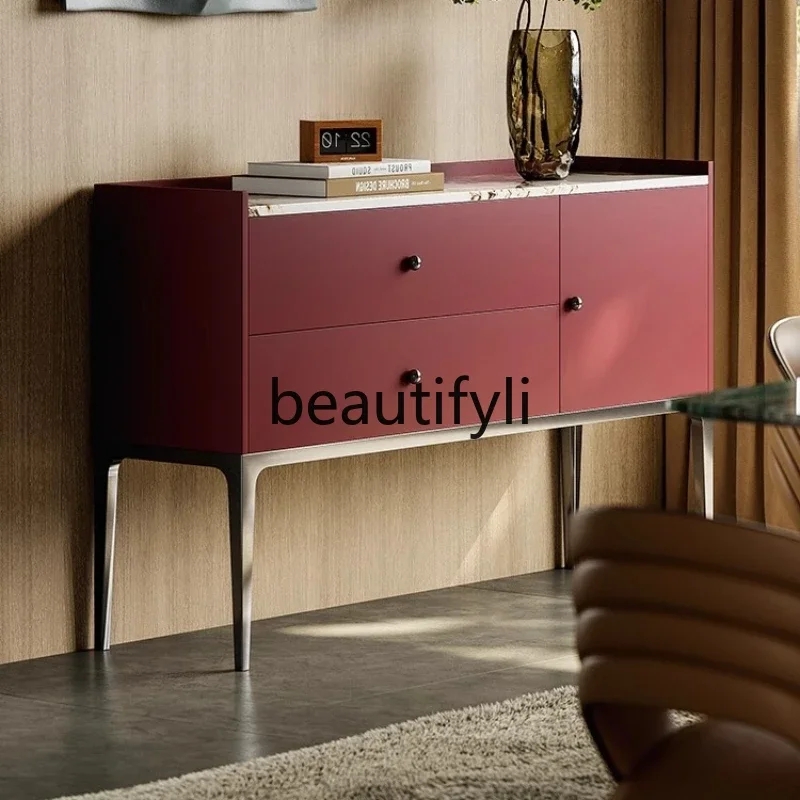 xzzModern porch cabinet, living room decorative cabinet against the wall, Italian light luxury dining side cabinet
xzzModern porch cabinet, living room decorative cabinet against the wall, Italian light luxury dining side cabinet