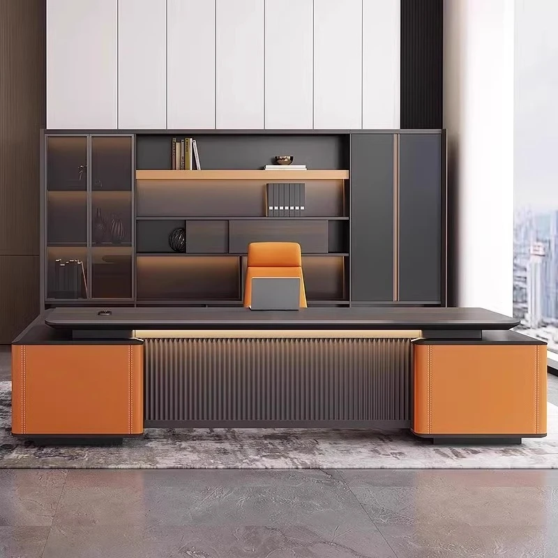 Unique Design Boss Desk Light Luxury Storage High Quality Work Reading Desk Executive Chinese Mesa De Escritorio Desk Furniture
Unique Design Boss Desk Light Luxury Storage High Quality Work Reading Desk Executive Chinese Mesa De Escritorio Desk Furniture