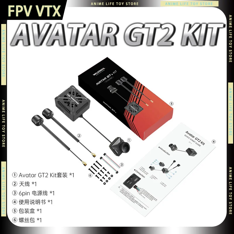 2026 Walksnail Avatar GT2 Kit Digital VTX CADDXFPV Night Vision 1080P HD Avatar Pro Camera 2W High Power Long Range For Fpv Part
2026 Walksnail Avatar GT2 Kit Digital VTX CADDXFPV Night Vision 1080P HD Avatar Pro Camera 2W High Power Long Range For Fpv Part