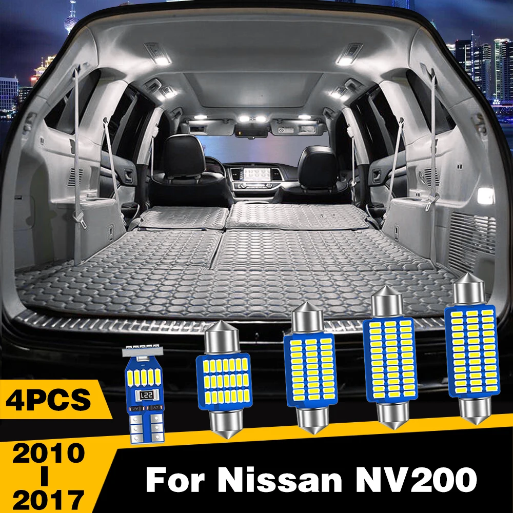 4 Pcs LED Highlight Car Interior Dome Reading Light Roof Lamp Accessories For Nissan NV200 2010-2012 2013 2014 2015 2016 2017
4 Pcs LED Highlight Car Interior Dome Reading Light Roof Lamp Accessories For Nissan NV200 2010-2012 2013 2014 2015 2016 2017