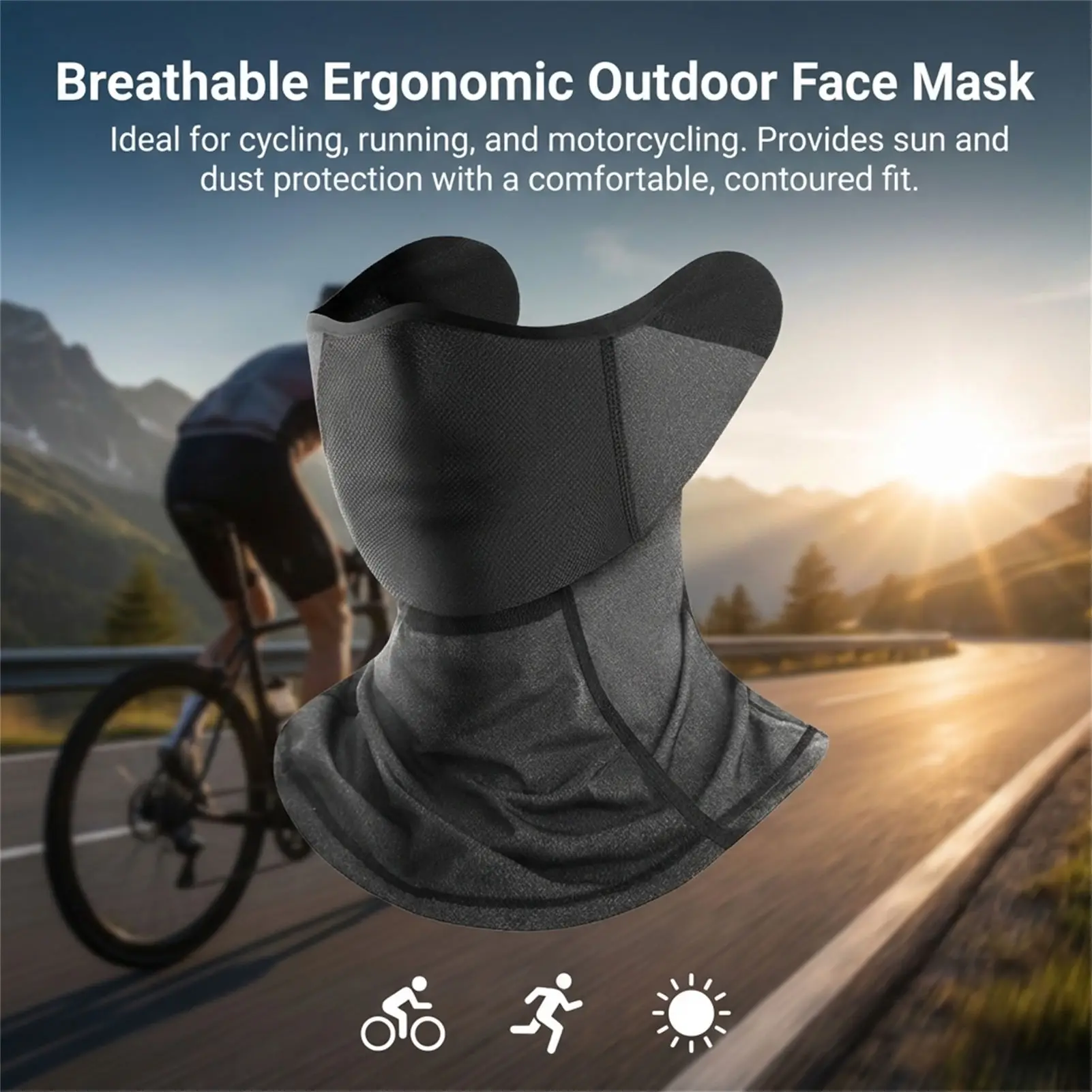 Ice Silk UV Protection Mask for Outdoor Cycling Anti-Ultraviolet Breathable Summer Hiking Fishing Cooling Mask
Ice Silk UV Protection Mask for Outdoor Cycling Anti-Ultraviolet Breathable Summer Hiking Fishing Cooling Mask