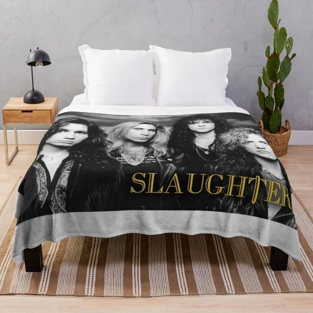 Slaughter band photo Throw Blanket Decoratives valentine gift ideas Soft Plaid Blankets
Slaughter band photo Throw Blanket Decoratives valentine gift ideas Soft Plaid Blankets