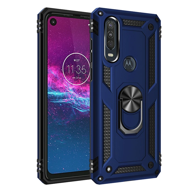For Moto One Action Case Shockproof Armor Silicone Rugged Hard Plastic Case Magnetic Metal Ring Holder For One Vision Back Cover
For Moto One Action Case Shockproof Armor Silicone Rugged Hard Plastic Case Magnetic Metal Ring Holder For One Vision Back Cover
