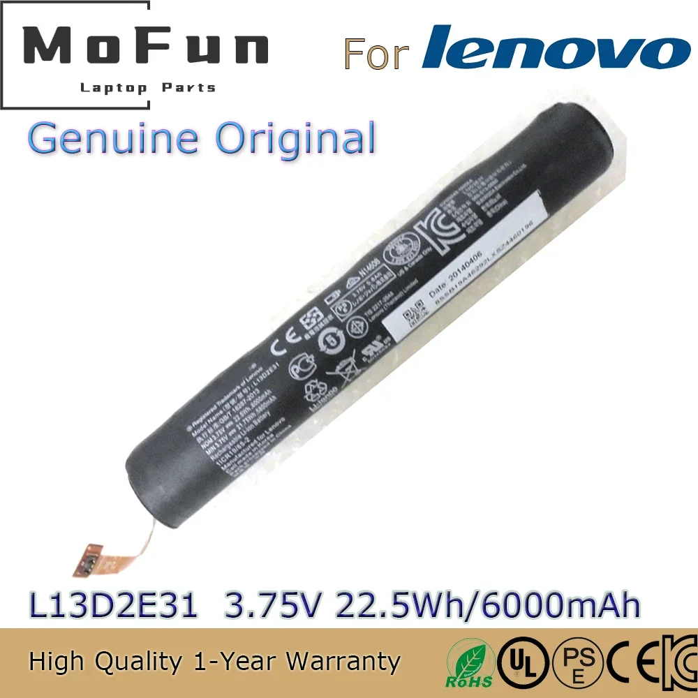 Совершенно новый оригинальный аккумулятор для ноутбука L13D2E31 3,75 В 6000 мАч для Lenovo Yoga Tablet 8 Pad B6000 1ICR19/65-2 и т. д.
Совершенно новый оригинальный аккумулятор для ноутбука L13D2E31 3,75 В 6000 мАч для Lenovo Yoga Tablet 8 Pad B6000 1ICR19/65-2 и т. д.