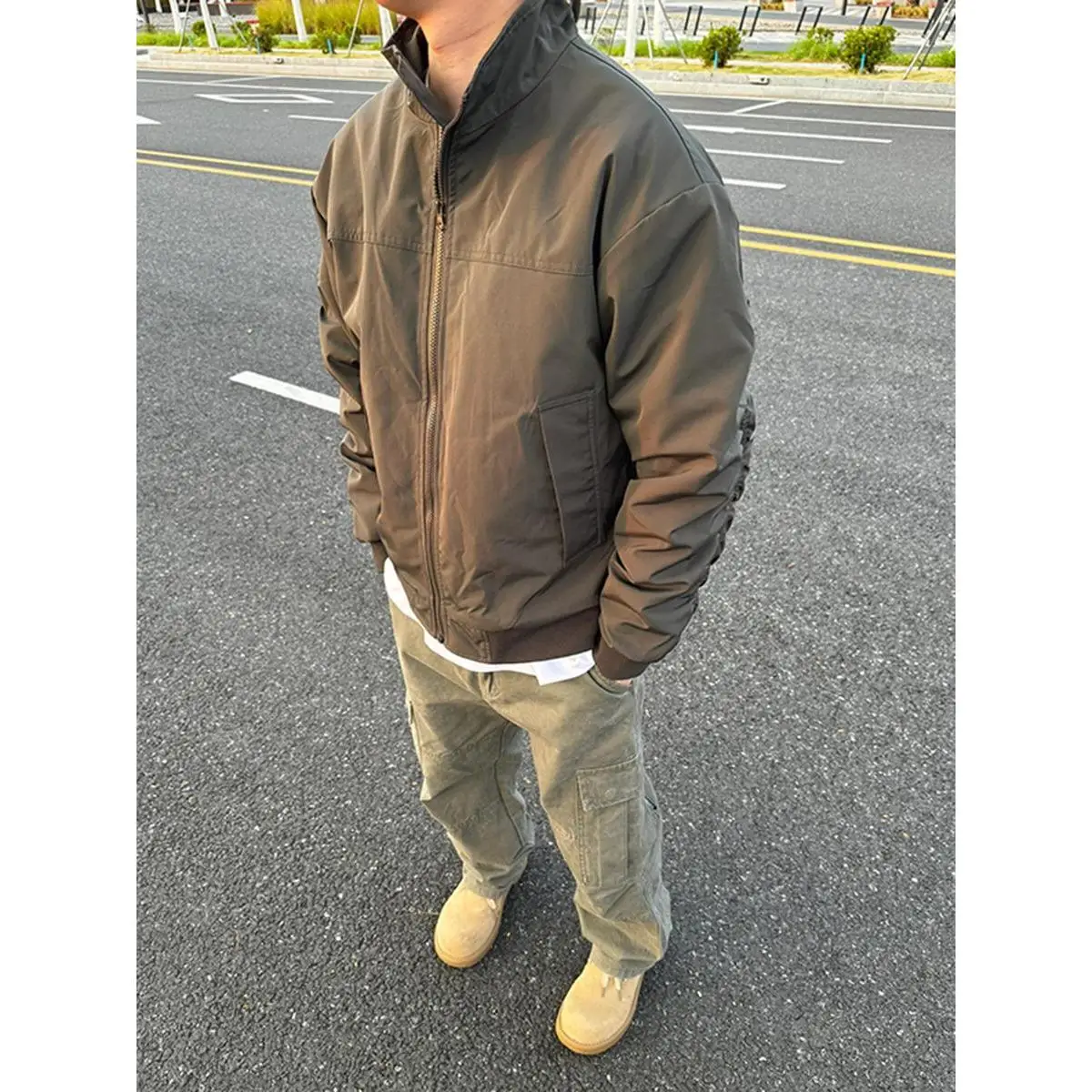 Американский Sle Pilot Jaet Мужская ор Thiened Хлопковая рабочая одежда Пальто Осень Зима Новый Sle Youth 2) Свободный крой Polyes...
Американский Sle Pilot Jaet Мужская ор Thiened Хлопковая рабочая одежда Пальто Осень Зима Новый Sle Youth 2) Свободный крой Polyes...