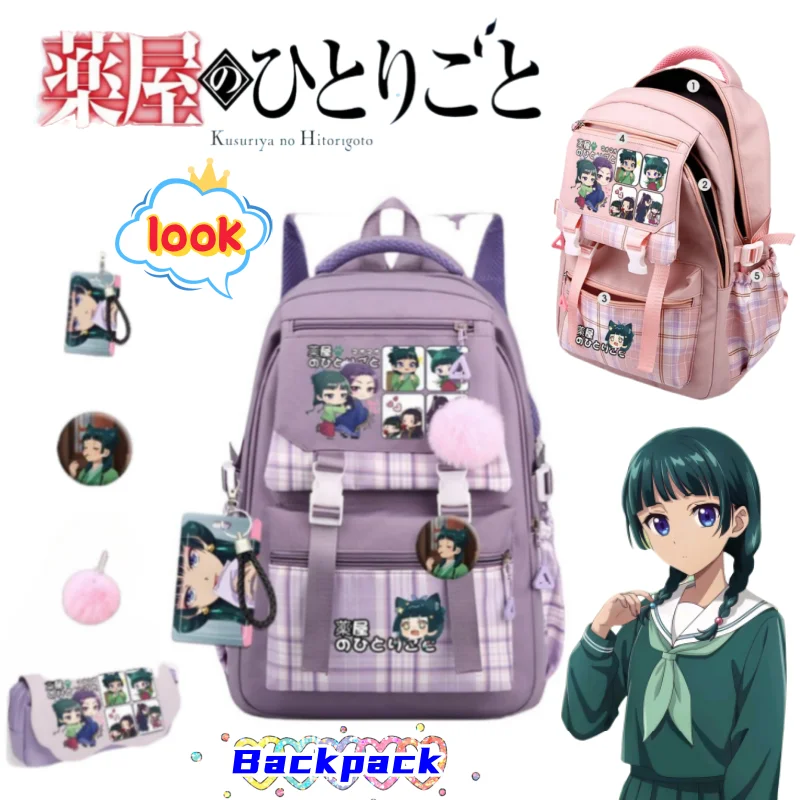 The Apothecary Diaries Fashionable and Unique Backpack, Convenient Large-Capacity Shoulder Bag for Business Trips and Travel
The Apothecary Diaries Fashionable and Unique Backpack, Convenient Large-Capacity Shoulder Bag for Business Trips and Travel