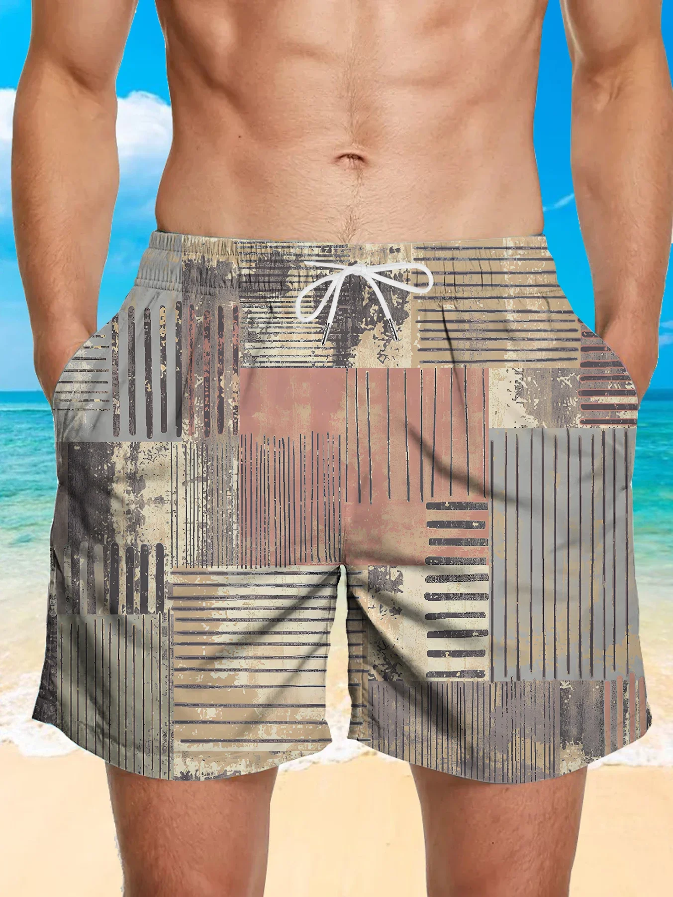 Plus Size Men Digital Printed Shorts Full Print Quick Dry Polyester Beach Trunks
Plus Size Men Digital Printed Shorts Full Print Quick Dry Polyester Beach Trunks