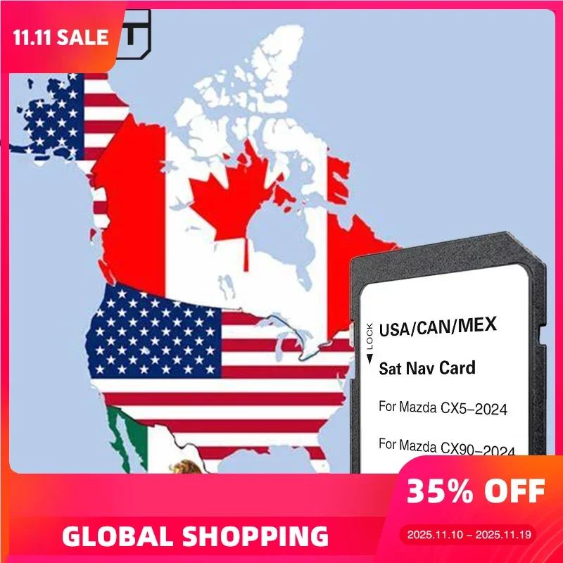 SMIOST for Mazda CX-5 CX-90 Car SD Card 2023 GPS Latest Maps USA/CAN/MEX Sat Nav Accessories with Anti Fog Sticker
SMIOST for Mazda CX-5 CX-90 Car SD Card 2023 GPS Latest Maps USA/CAN/MEX Sat Nav Accessories with Anti Fog Sticker