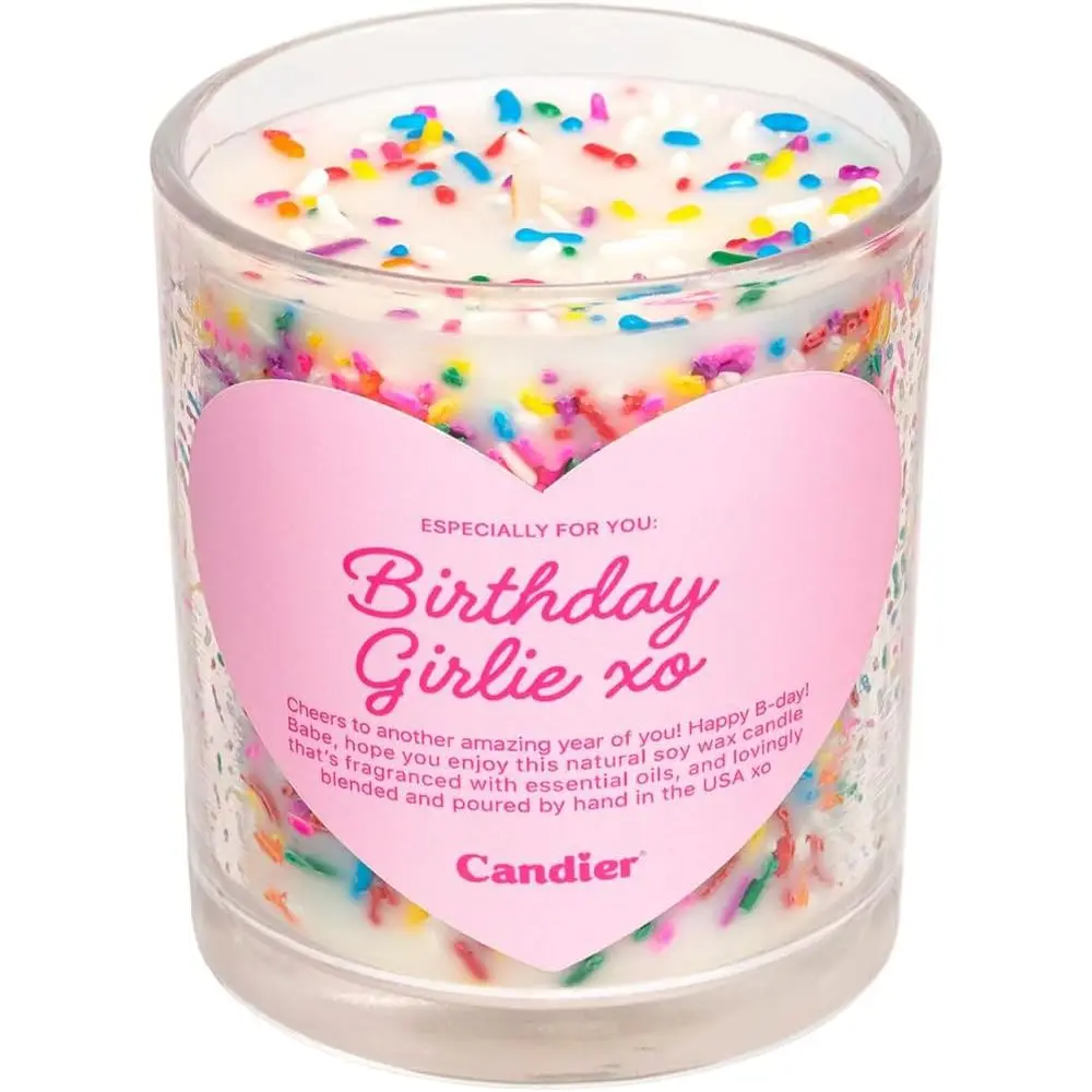 Birthday Cake Scented Candle with Sprinkles, Natural Soy Candle, Aromatherapy or Relaxation, Unique Git Candle or Women, 60-Hour
Birthday Cake Scented Candle with Sprinkles, Natural Soy Candle, Aromatherapy or Relaxation, Unique Git Candle or Women, 60-Hour