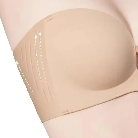 Front KUCLUT Strapless Bras for Women Seamless Push Up Brassiere Thick Soft Underwear Solid Color Adjustable Invisible Lingerie
Front KUCLUT Strapless Bras for Women Seamless Push Up Brassiere Thick Soft Underwear Solid Color Adjustable Invisible Lingerie