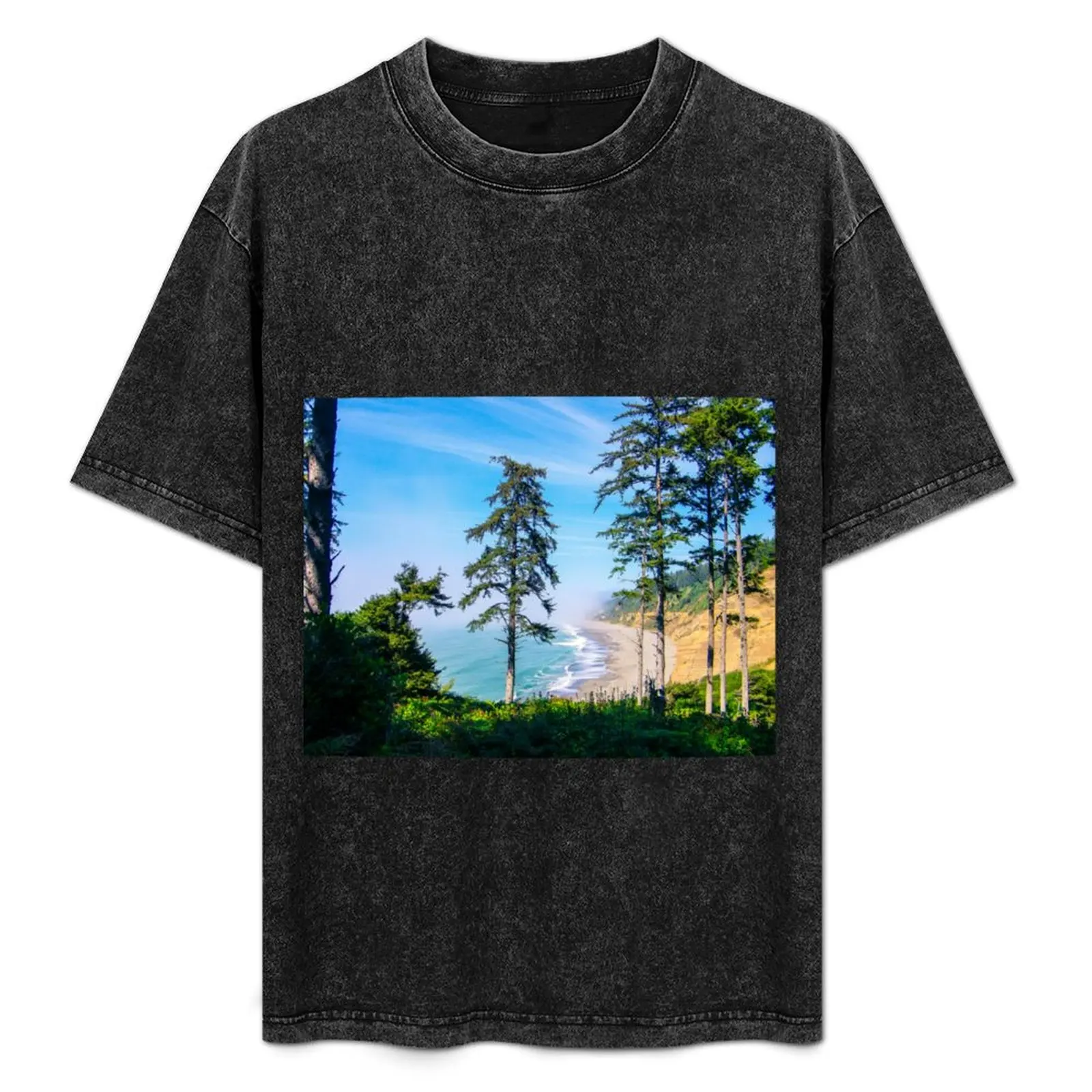Agate Beach, Patricks Point State Park, Humboldt County, California T-Shirt Stylish Print Short Sleeve Tee
Agate Beach, Patricks Point State Park, Humboldt County, California T-Shirt Stylish Print Short Sleeve Tee