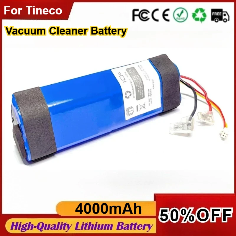 100% NEW 4000mAh for Tineco FLOOR ONE 1.0 FW25M-01 FW25W-01 FW09010ECN HF10E-01 HF20E-01 S3-01 Vacuum Cleaner Battery
100% NEW 4000mAh for Tineco FLOOR ONE 1.0 FW25M-01 FW25W-01 FW09010ECN HF10E-01 HF20E-01 S3-01 Vacuum Cleaner Battery