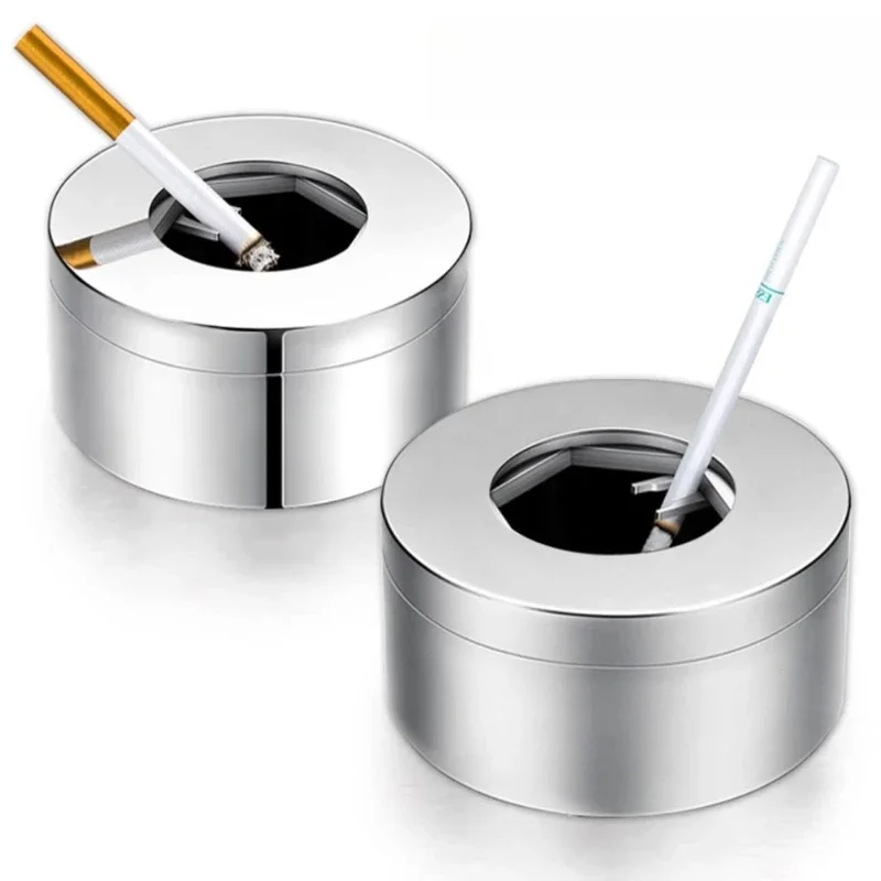 Openable alloy ashtray anti-fly ash high-end office home creative gifts
Openable alloy ashtray anti-fly ash high-end office home creative gifts