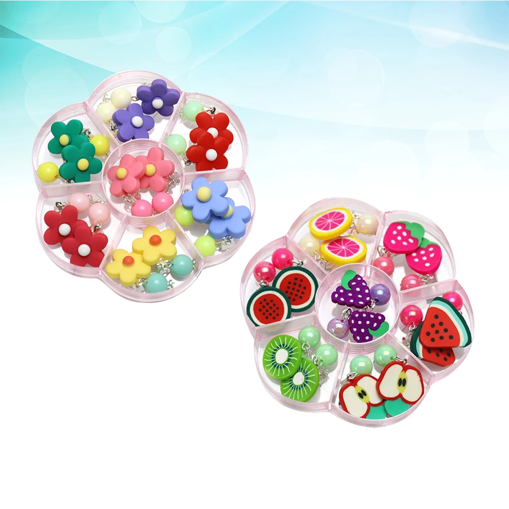 Kids Earrings Clips Colorful Children Birthday Gift Decorative Stud Princess Style Bright Color Matching Outfits Dress Up
Kids Earrings Clips Colorful Children Birthday Gift Decorative Stud Princess Style Bright Color Matching Outfits Dress Up