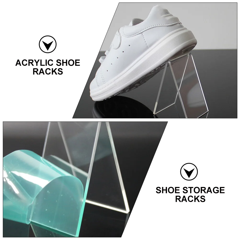 4 Pcs High Heels Display Rack Acrylic Shoe Storage Stands Portable Size V Type Fashion Unique Easy Maintain Neat Home
4 Pcs High Heels Display Rack Acrylic Shoe Storage Stands Portable Size V Type Fashion Unique Easy Maintain Neat Home